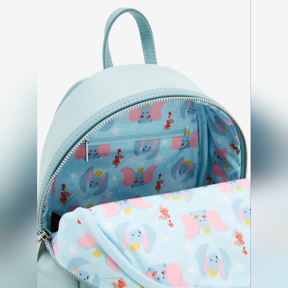 Brand New! Loungefly Disney Dumbo Figural Dumbo Mini Backpack💙 - Picture 7 of 7
